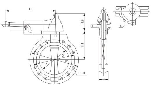 BUTTERFLY VALVE(LEVER) CPVC SIZE