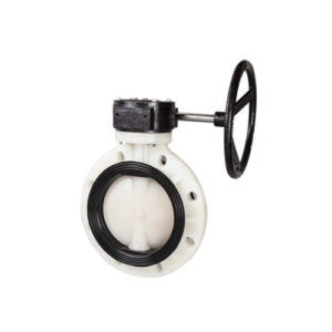 BUTTERFLY VALVE(WORM GEAR) PVDF