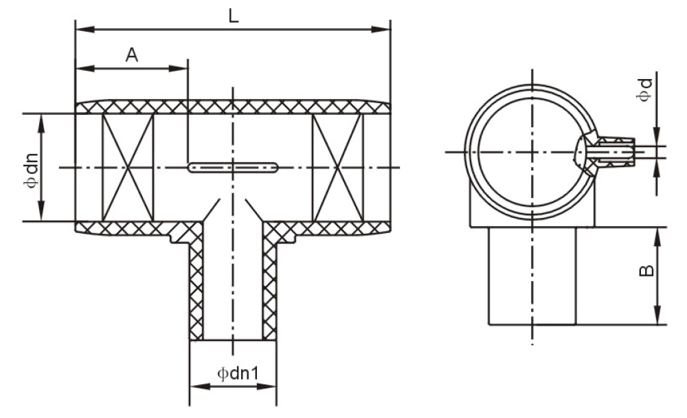 ELECTROFUSION EQUAL TEE