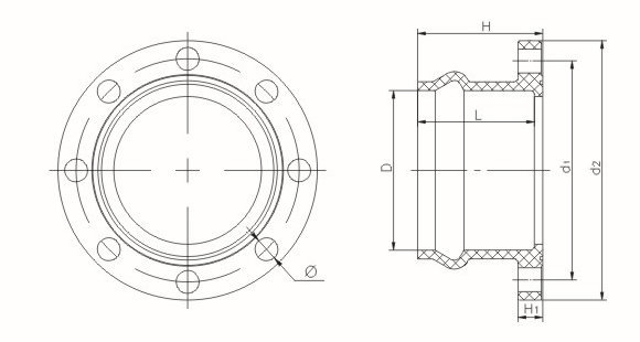 UPVC FAUCET FLANGE