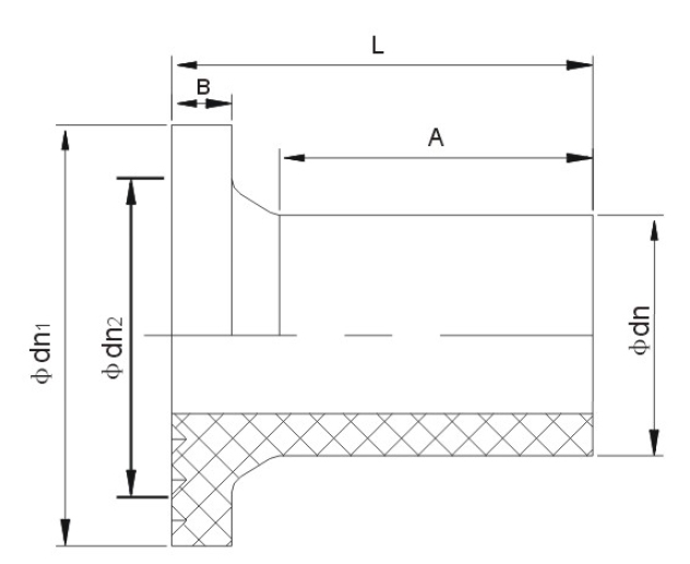 FLANGE ADA PTOR(STUB END)