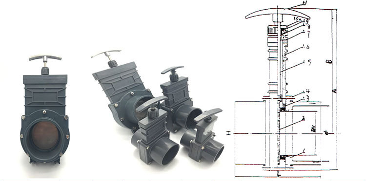 UPVC GATE VALVE C