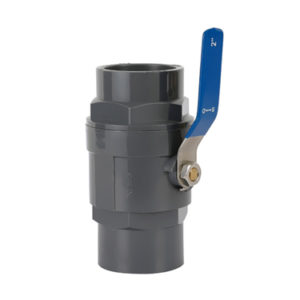 UPVC TWO PIECES BALL VALVE - SS HANDLE